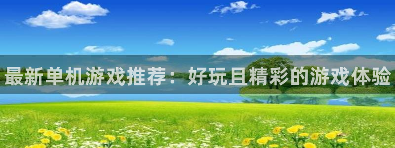 辉达娱乐咨询：最新单机游戏推荐：好玩且精彩的游戏体验
